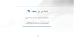 Desktop Screenshot of d-h-zahntechnik.de