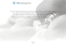 Tablet Screenshot of d-h-zahntechnik.de